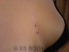 surface dekollete piercing